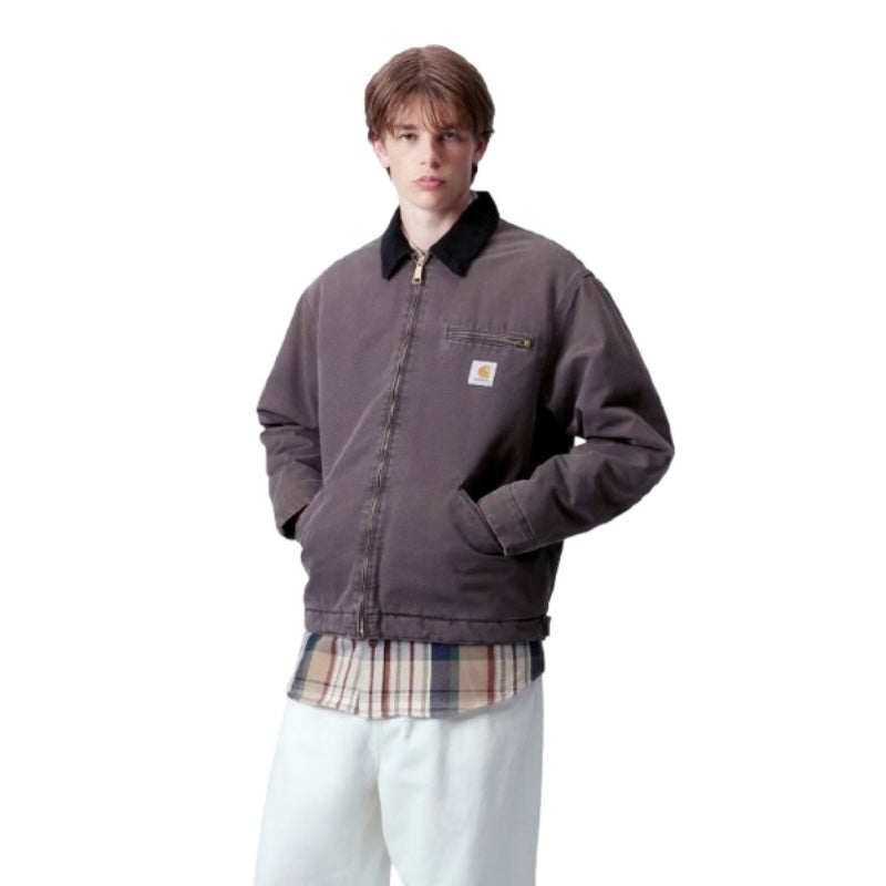 Carhartt WIP デトロイト ジャケット OG DETROIT JACKET タバコ 着用画像 正面 前閉じ