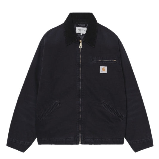 Carhartt WIP　ジャケット　"OG DETROIT JACKET"　(Black / Black stone canvas)