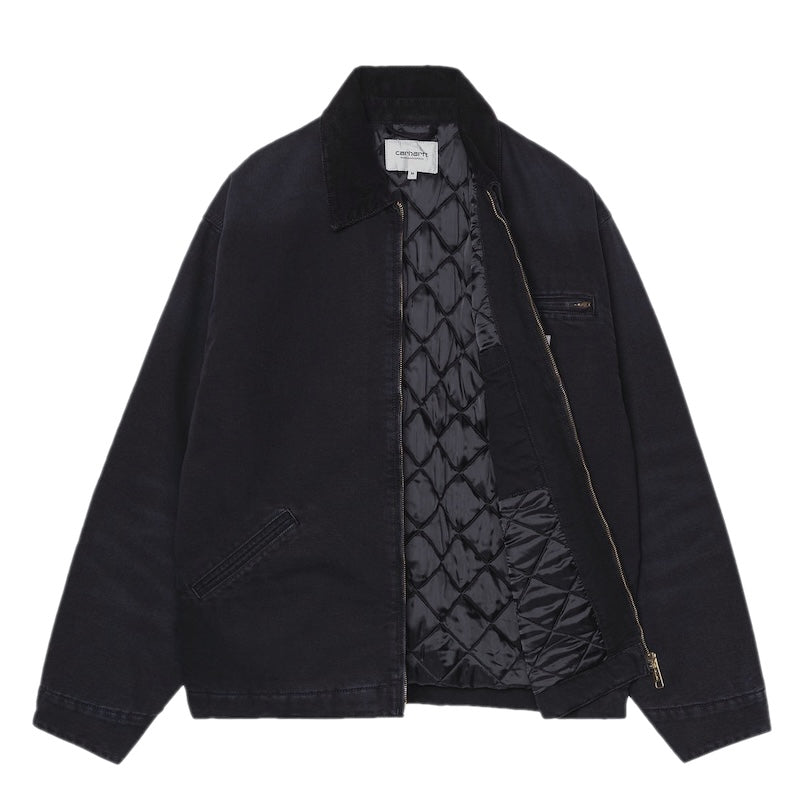Carhartt WIP デトロイト ジャケット OG DETROIT JACKET ブラック 正面 裏地