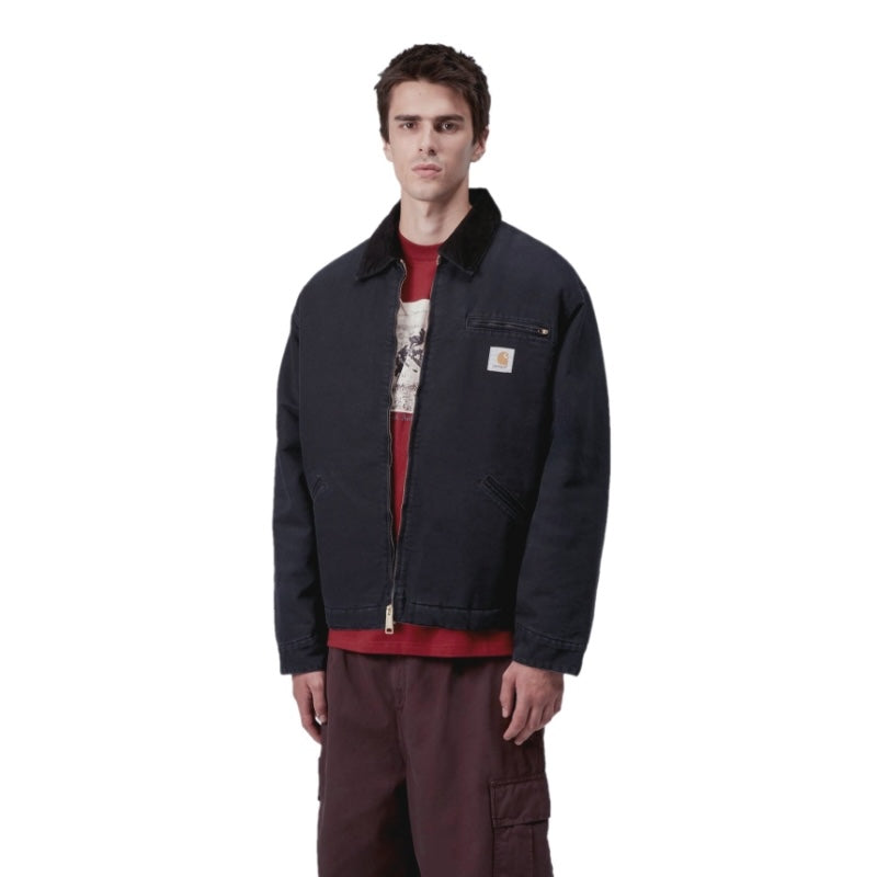 Carhartt WIP デトロイト ジャケット OG DETROIT JACKET ブラック 着用画像 正面