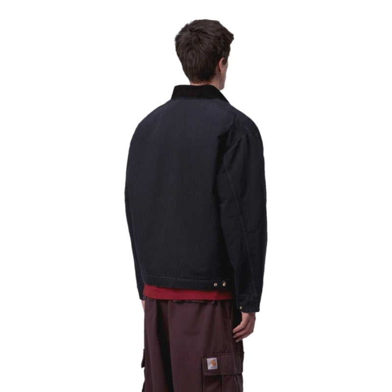 Carhartt WIP デトロイト ジャケット OG DETROIT JACKET ブラック 着用画像 背面