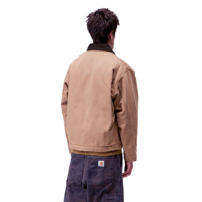Carhartt WIP デトロイト ジャケット OG DETROIT JACKET ブラウン 着用画像 背面