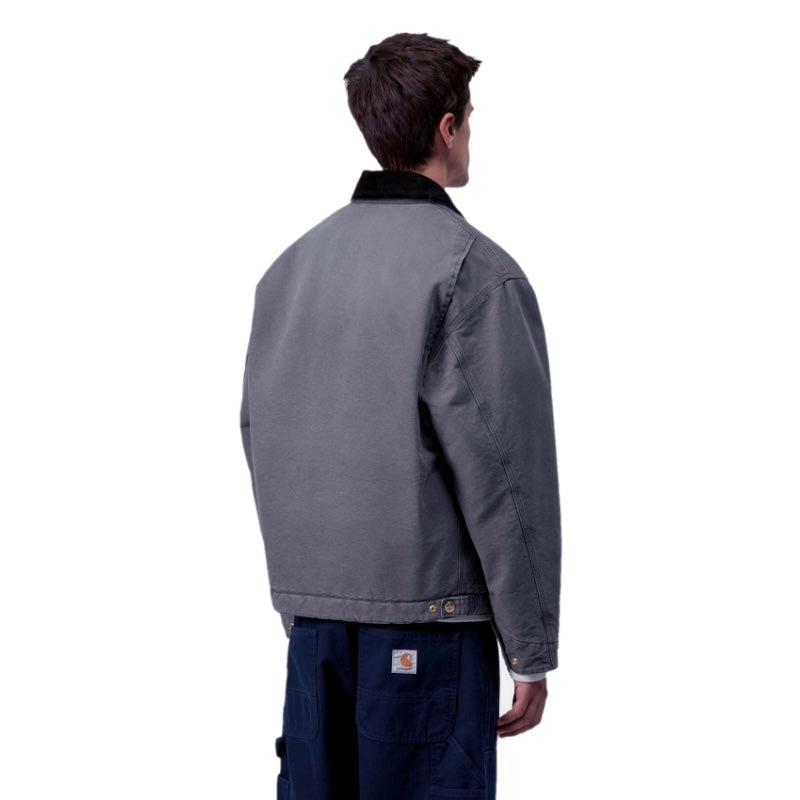 Carhartt WIP デトロイト ジャケット OG DETROIT JACKET グラファイト 着用画像 背面