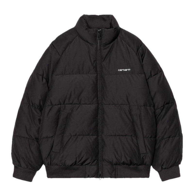 Carhartt WIP ジャケット NEBRASKA JACKET ブラック ホワイト 正面