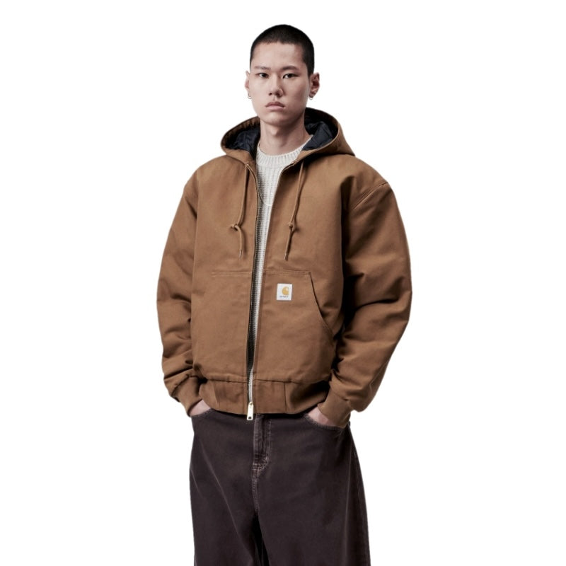 Carhartt WIP アクティブジャケット OG ACTIVE JACKET ハミルトンブラウン 着用画像 正面 1