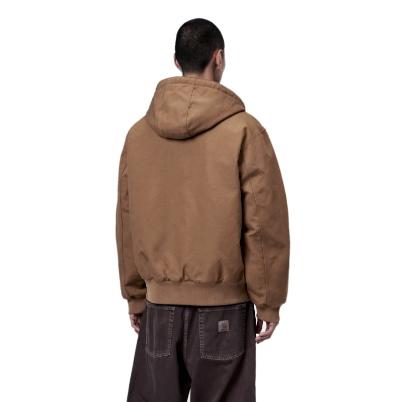 Carhartt WIP アクティブジャケット OG ACTIVE JACKET ハミルトンブラウン 着用画像 背面