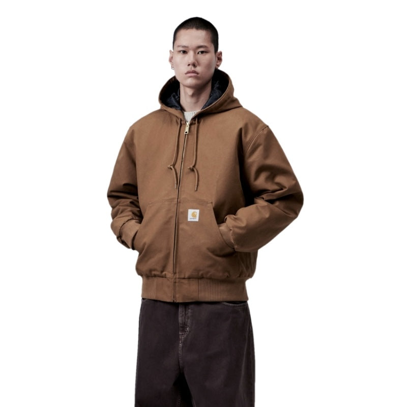 Carhartt WIP アクティブジャケット OG ACTIVE JACKET ハミルトンブラウン 着用画像 正面 2