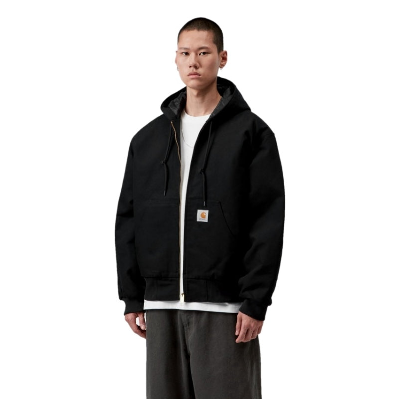Carhartt WIP アクティブジャケット OG ACTIVE JACKET ブラック 着用画像 正面 1
