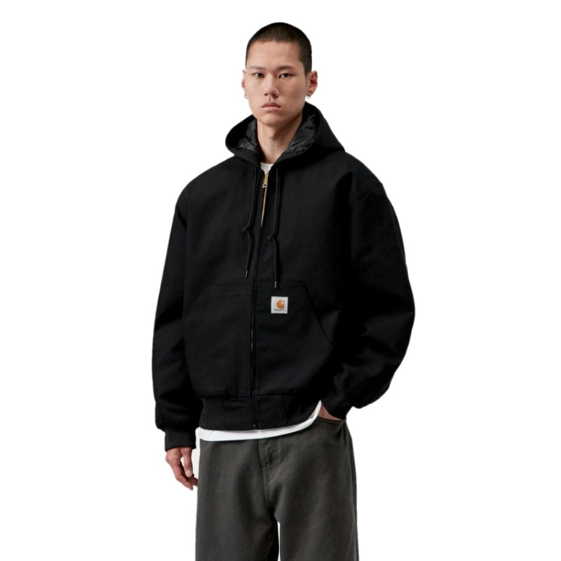 Carhartt WIP アクティブジャケット OG ACTIVE JACKET ブラック 着用画像 正面 2