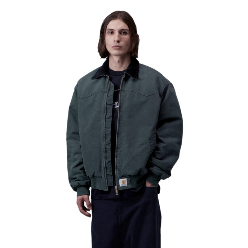Carhartt WIP アクティブジャケット OG SANTA FE JACKET (Raven) 着用画像 正面