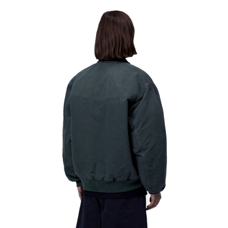 Carhartt WIP アクティブジャケット OG SANTA FE JACKET (Raven) 着用画像 背面