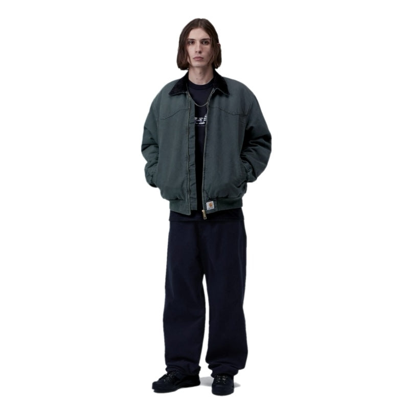 Carhartt WIP アクティブジャケット OG SANTA FE JACKET (Raven) 着用画像 全身