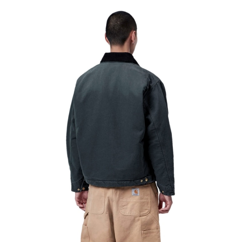 Carhartt WIP OGデトロイトジャケット OG DETROIT JACKET (Raven) 着用画像 背面