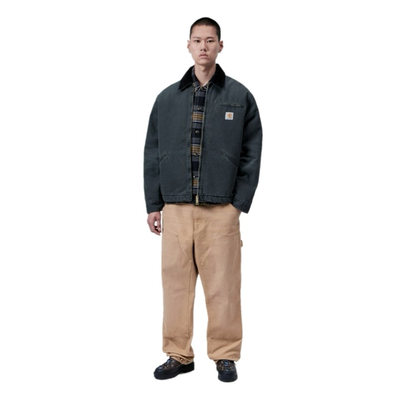 Carhartt WIP OGデトロイトジャケット OG DETROIT JACKET (Raven) 着用画像 全身