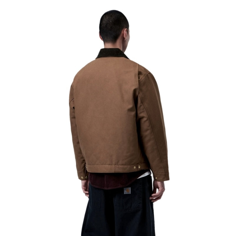 Carhartt WIP OGデトロイトジャケット OG DETROIT JACKET ブラウン 着用画像 背面