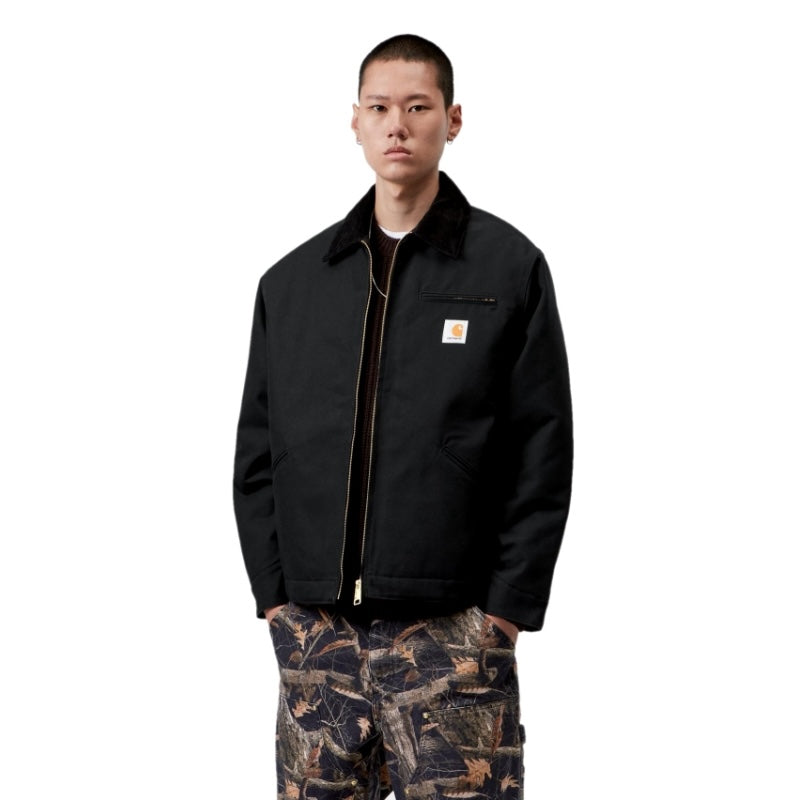 Carhartt WIP OGデトロイトジャケット OG DETROIT JACKET ブラック 着用画像 正面 1