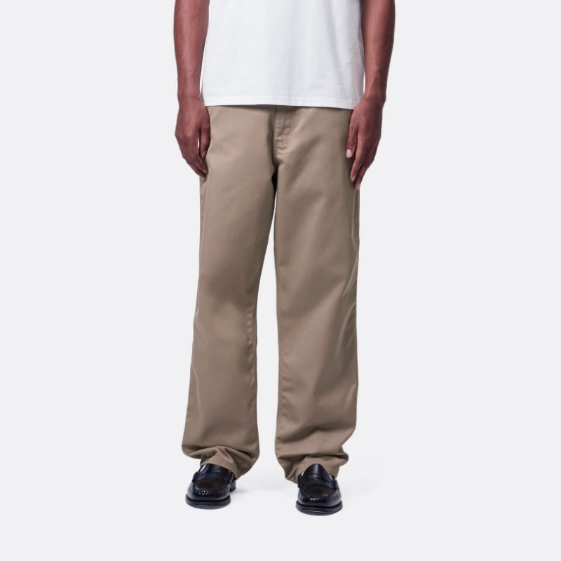Carhartt WIP パンツ SIMPLE PANT レザー 着用画像 正面