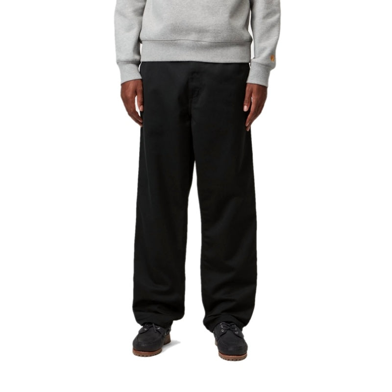 Carhartt WIP パンツ SIMPLE PANT ブラック 着用画像 正面