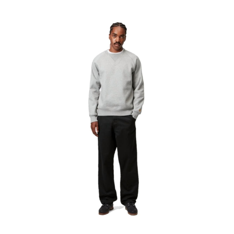 Carhartt WIP パンツ SIMPLE PANT ブラック 着用画像 全身