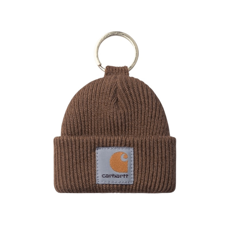 Carhartt WIP キーホルダー MINI WATCH HAT KEYCHAIN ブラウン 商品画像 正面
