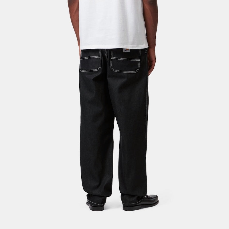 Carhartt WIP デニムパンツ SIMPLE PANT ブラック 着用画像 背面