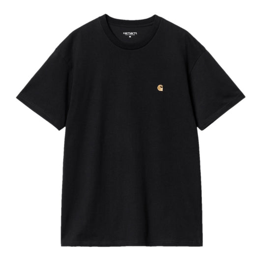 Carhartt WIP Tシャツ S/S CHASE T-SHIRT ブラック 商品画像 正面