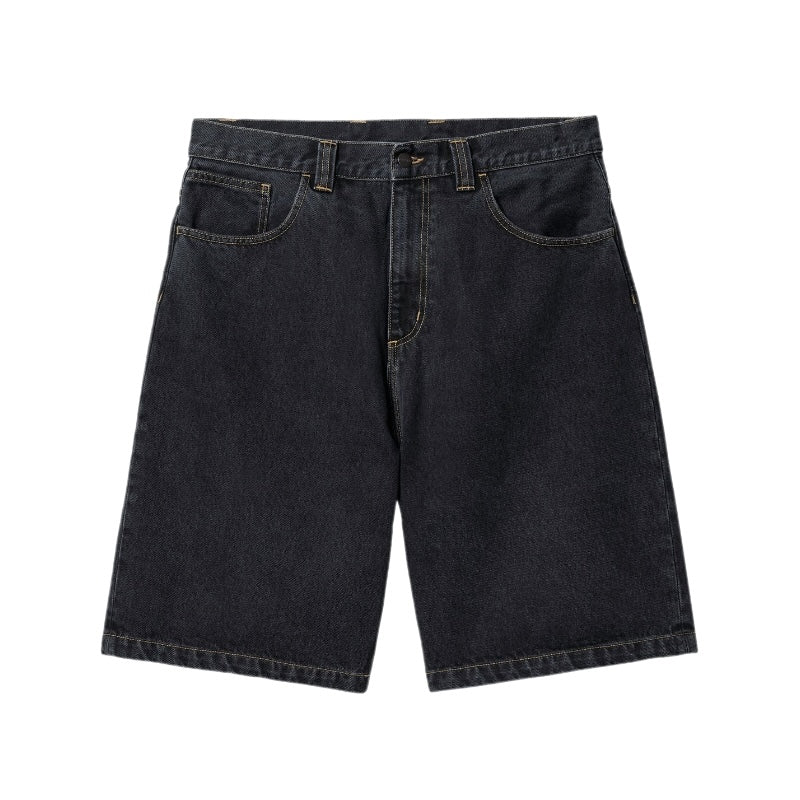 Carhartt WIP ショーツ BRANDON SHORT ブラック ストーンウォッシュ 商品画像 正面
