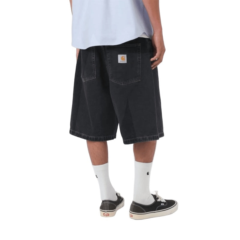 Carhartt WIP ショーツ BRANDON SHORT ブラック ストーンウォッシュ