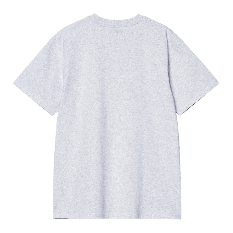 Carhartt WIP Tシャツ S/S AMERICAN SCRIPT T-SHIRT アッシュ 商品画像 背面