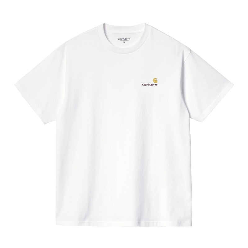 Carhartt WIP Tシャツ S/S AMERICAN SCRIPT T-SHIRT ホワイト 商品画像 正面