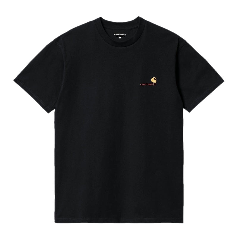 Carhartt WIP Tシャツ S/S AMERICAN SCRIPT T-SHIRT ブラック 商品画像 正面