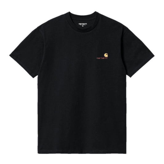 Carhartt WIP Tシャツ S/S AMERICAN SCRIPT T-SHIRT ブラック 商品画像 正面