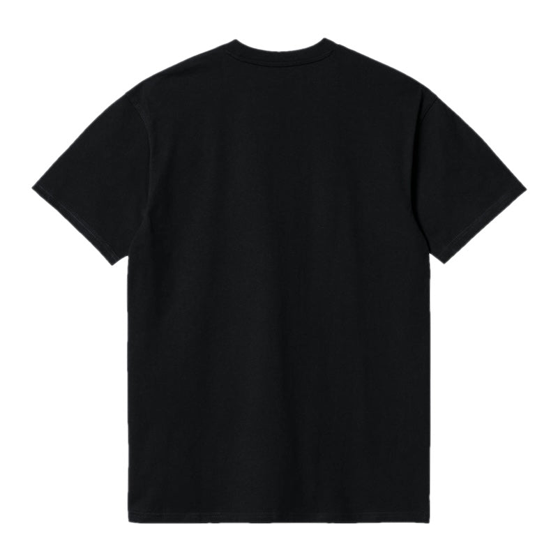 Carhartt WIP Tシャツ S/S AMERICAN SCRIPT T-SHIRT ブラック 商品画像 背面