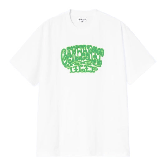 Carhartt WIP Tシャツ S/S TIPSY TYPE T-SHIRT ホワイト 商品画像 正面