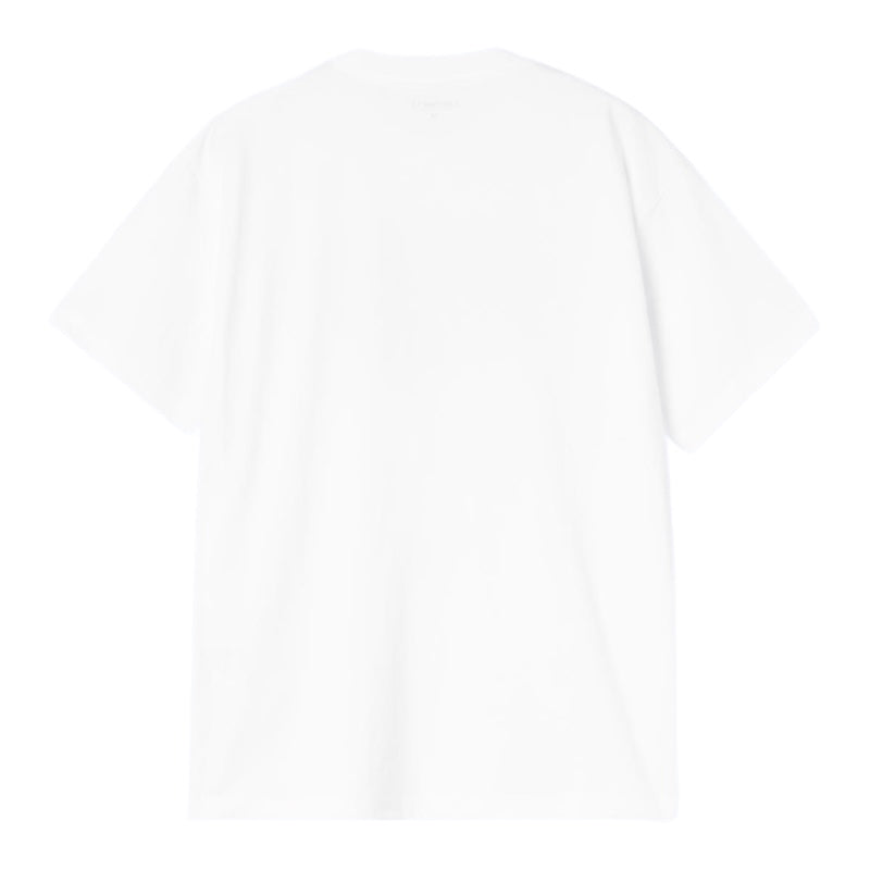 Carhartt WIP Tシャツ S/S TIPSY TYPE T-SHIRT ホワイト 商品画像 背面