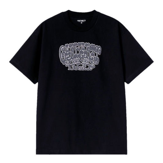 Carhartt WIP Tシャツ S/S TIPSY TYPE T-SHIRT ブラック 商品画像 正面
