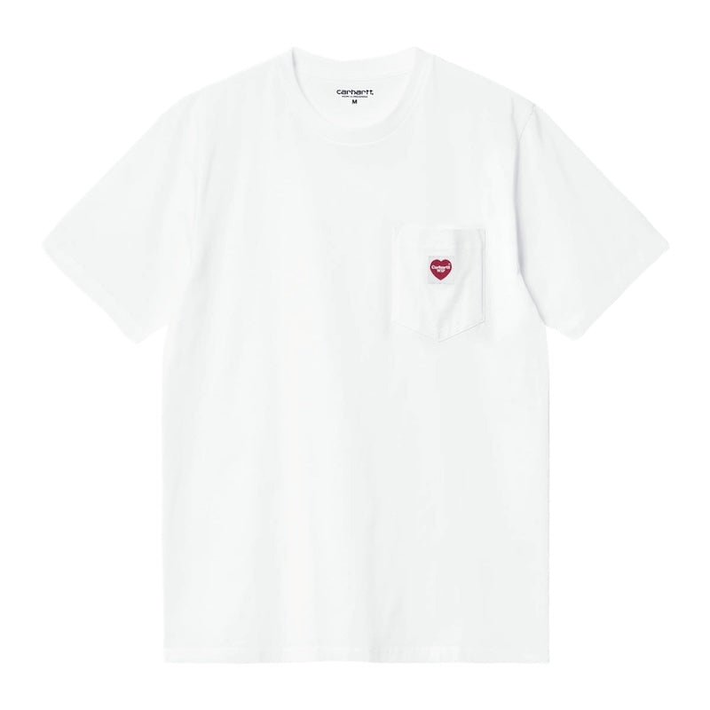 Carhartt WIP Tシャツ S/S POCKET HEART T-SHIRT ホワイト 商品画像 正面