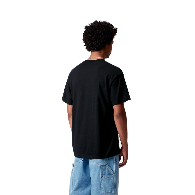 Carhartt WIP Tシャツ S/S POCKET HEART T-SHIRT ブラック 着用画像 背面