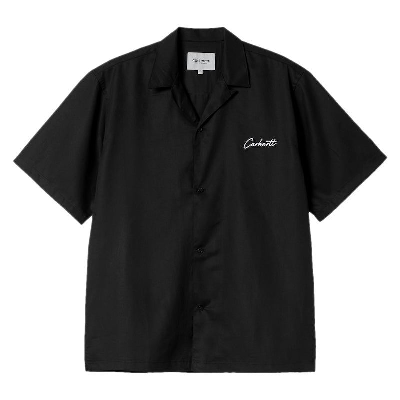 Carhartt WIP S/Sシャツ S/S DELRAY SHIRT ブラック 商品画像 正面
