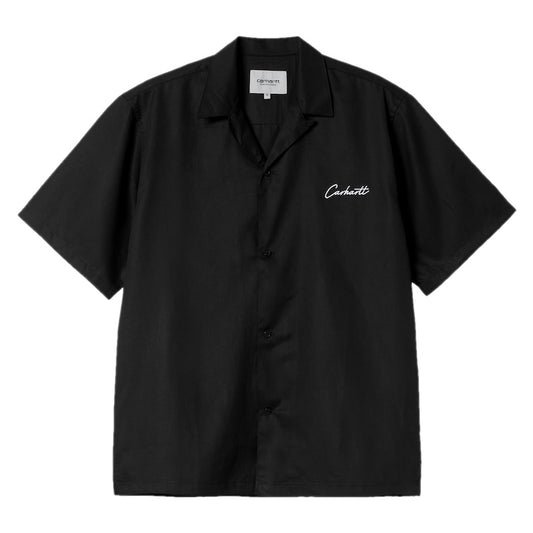 Carhartt WIP S/Sシャツ S/S DELRAY SHIRT ブラック 商品画像 正面