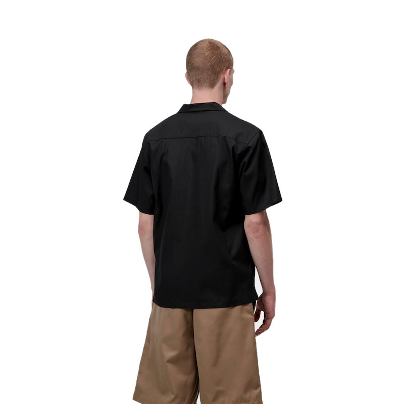 Carhartt WIP S/Sシャツ S/S DELRAY SHIRT ブラック 着用画像 背面