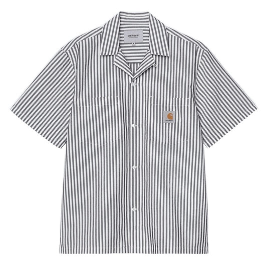 Carhartt WIP S/Sシャツ S/S LEAVEL SHIRT ブラック 商品画像 正面