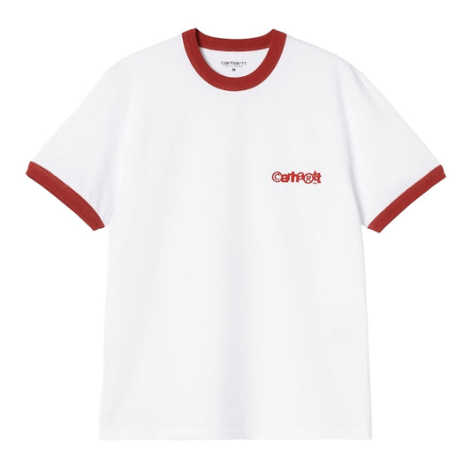Carhartt WIP Tシャツ S/S IP RINGER T-SHIRT" (White) 商品画像 正面