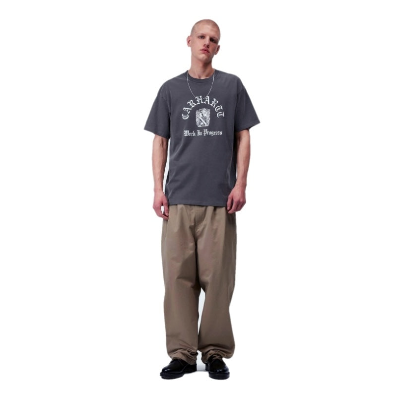 Carhartt WIP Tシャツ S/S COAT OF ARMS T-SHIRT ブラック 着用画像 全身