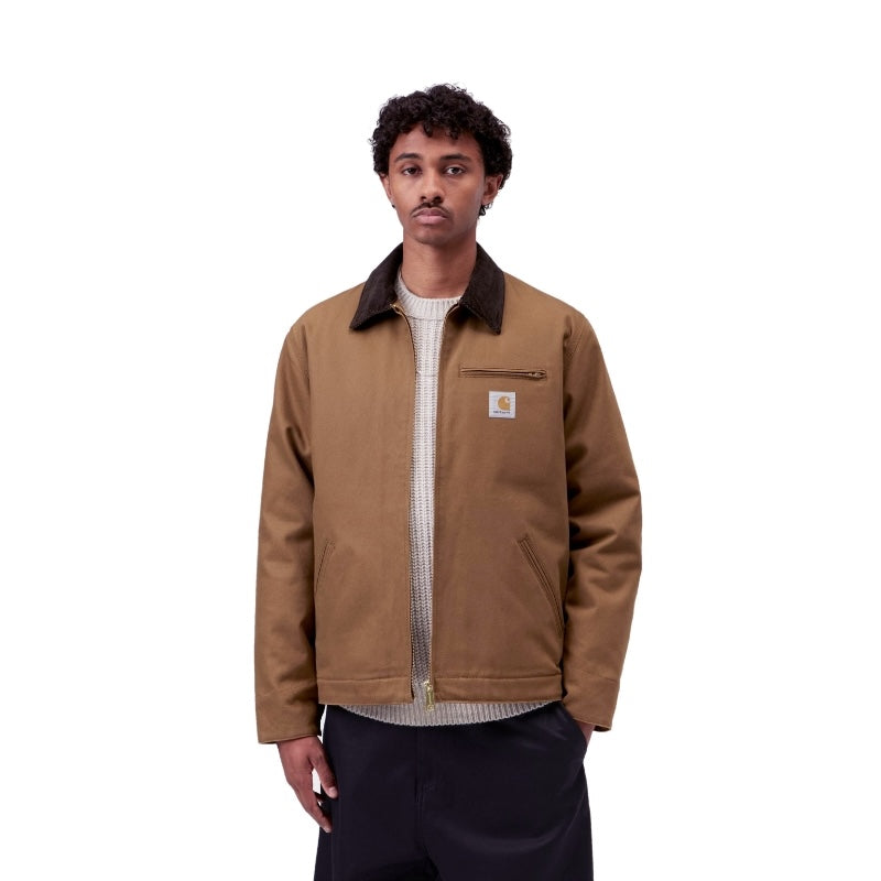 Carhartt WIP デトロイトジャケット ジャケット DETROIT JACKET (Hamilton Brown / Tobacco, Rigid) 着用画像 正面 1