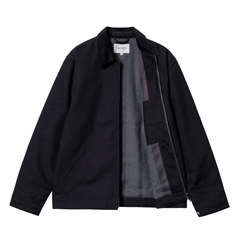 Carhartt WIP デトロイトジャケット DETROIT JACKET (Black / Black, Rigid) 商品画像 正面 2