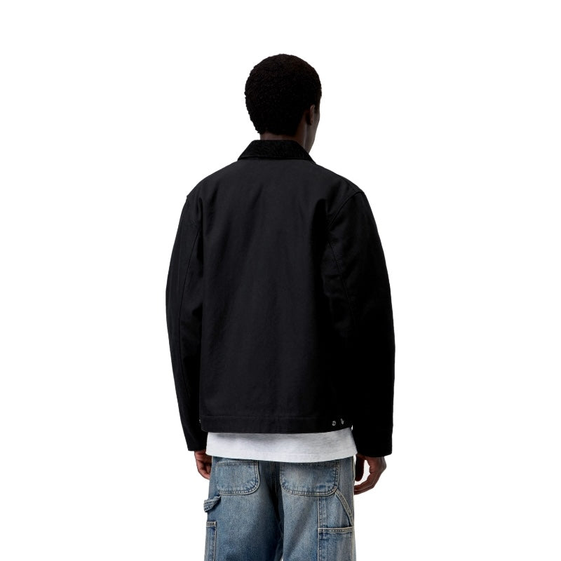 Carhartt WIP デトロイトジャケット DETROIT JACKET (Black / Black, Rigid) 着用画像 背面