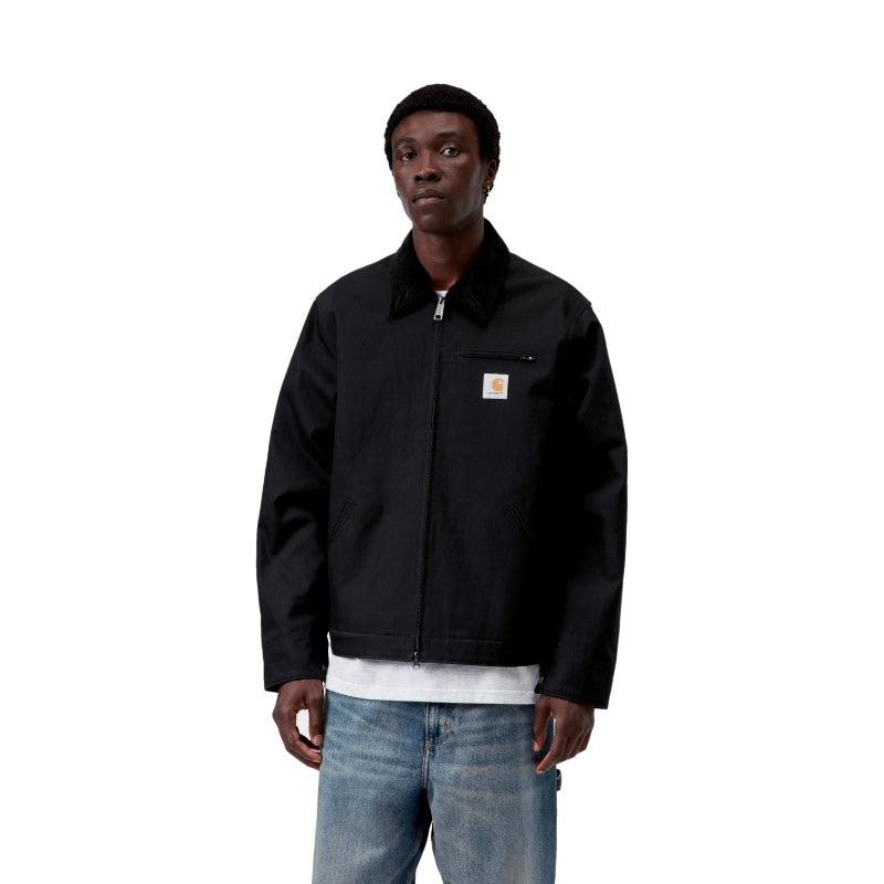 Carhartt WIP デトロイトジャケット DETROIT JACKET (Black / Black, Rigid) 着用画像 正面 2