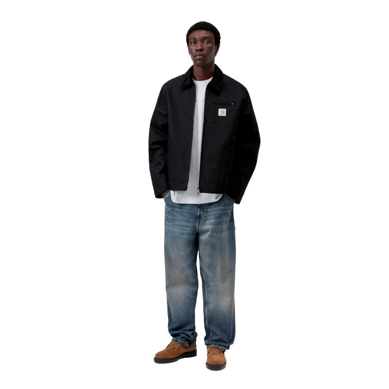 Carhartt WIP デトロイトジャケット DETROIT JACKET (Black / Black, Rigid) 着用画像 全身