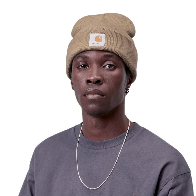 Carhartt WIP ビーニー SHORT WATCH HAT (WIP Dusty H) 着用画像